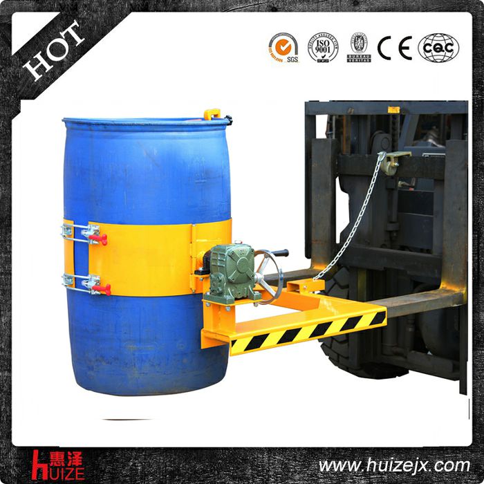 叉車專用倒桶機具（塑鐵桶，手翻轉）