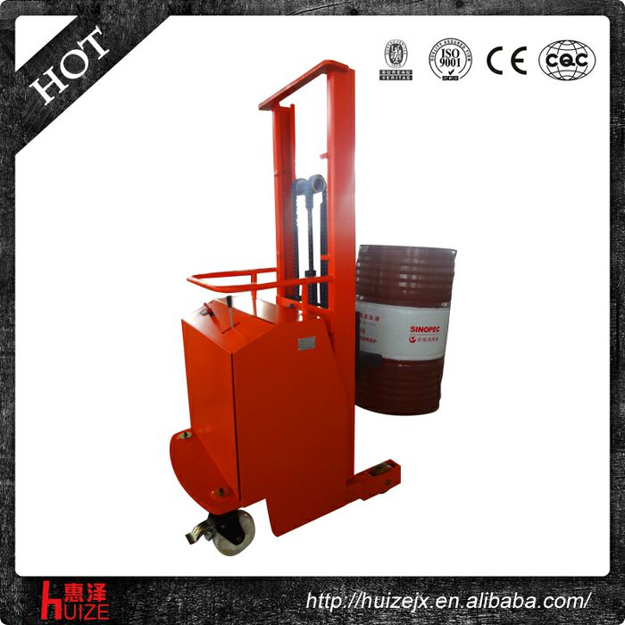 半電動(dòng)配重油桶車（無(wú)底腿,只堆垛，不翻轉(zhuǎn)）