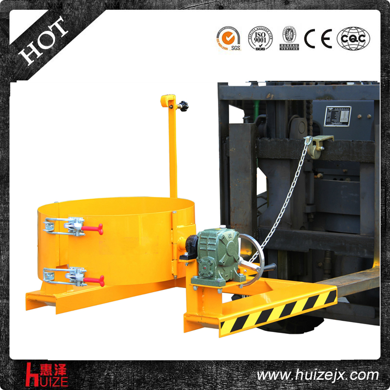 叉車專用倒桶機具（塑鐵桶，手翻轉）