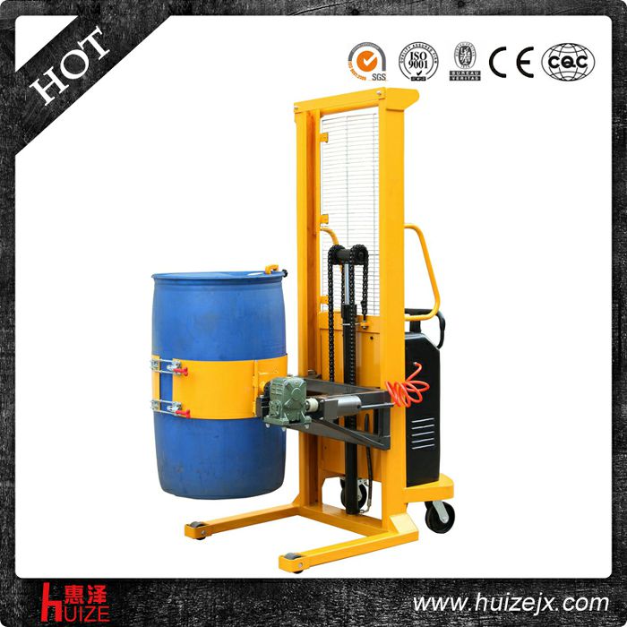HZYL500A半電動(dòng)多功能油桶車（單門架，夾塑桶）